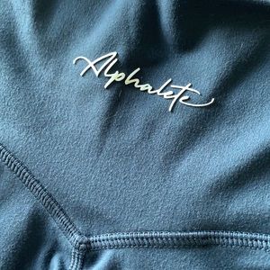 ALPHALETE Surface Power Leggings- Meteorite